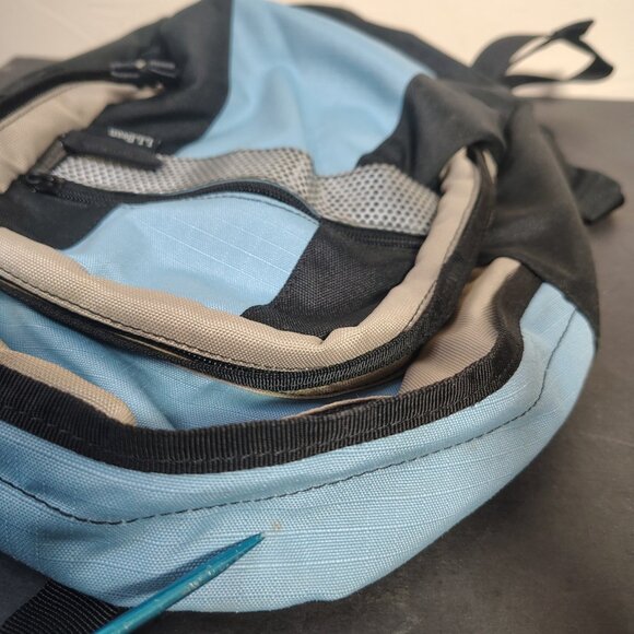 LL Bean Crossbody Mini Sling Backpack Travel Bag Blue Black - Picture 10 of 11